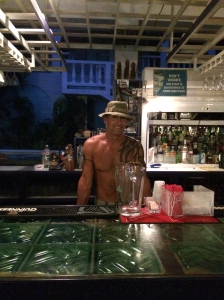 Topless bartender
