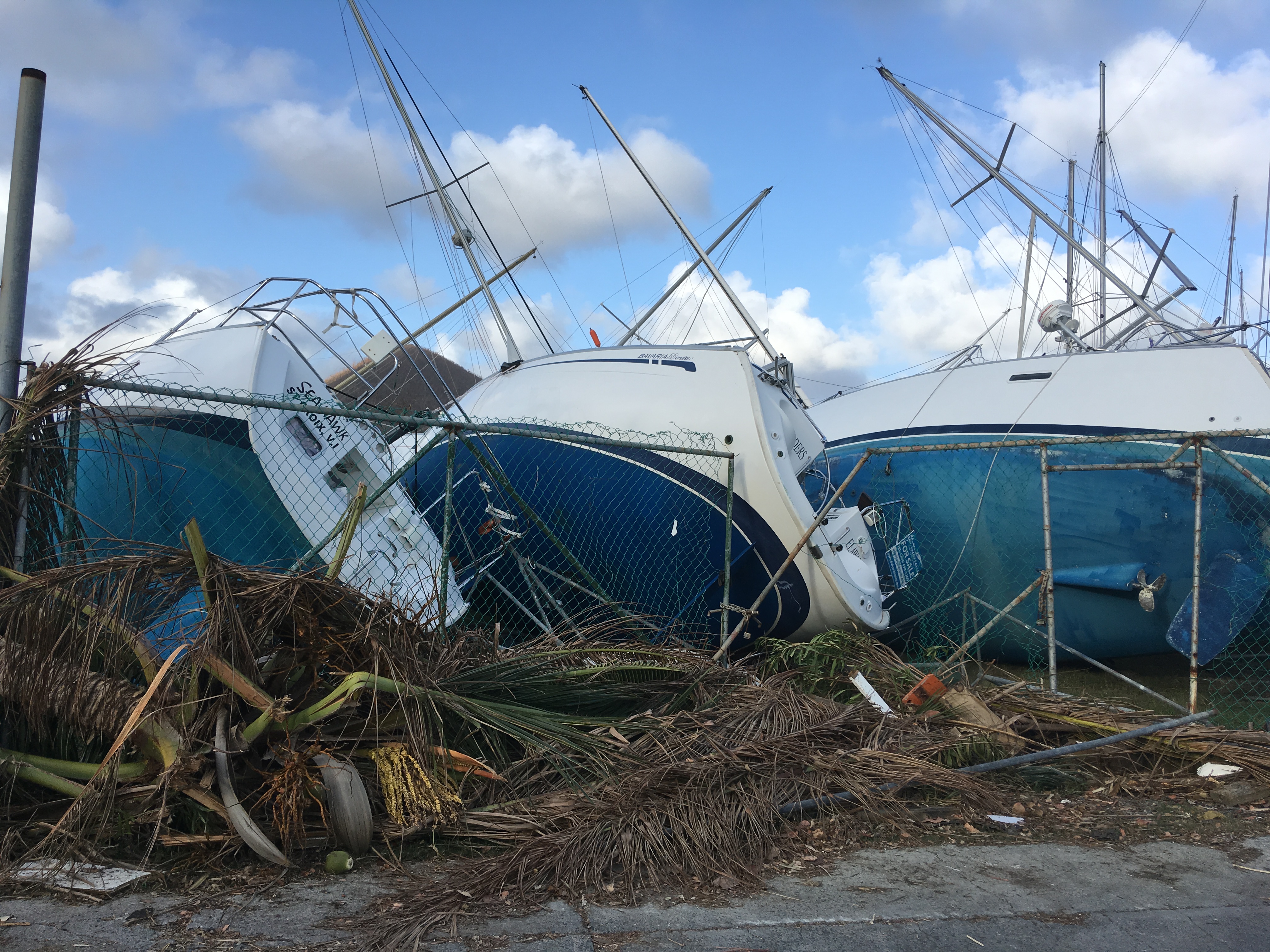 Hurricane Irma Nanny Cay Boats